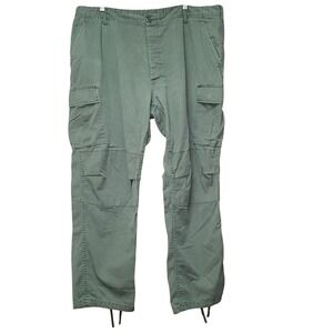 Rothco Battle Men Vintage XXL Paratrooper Green Military Cargo Pant Y2K Gorpcore